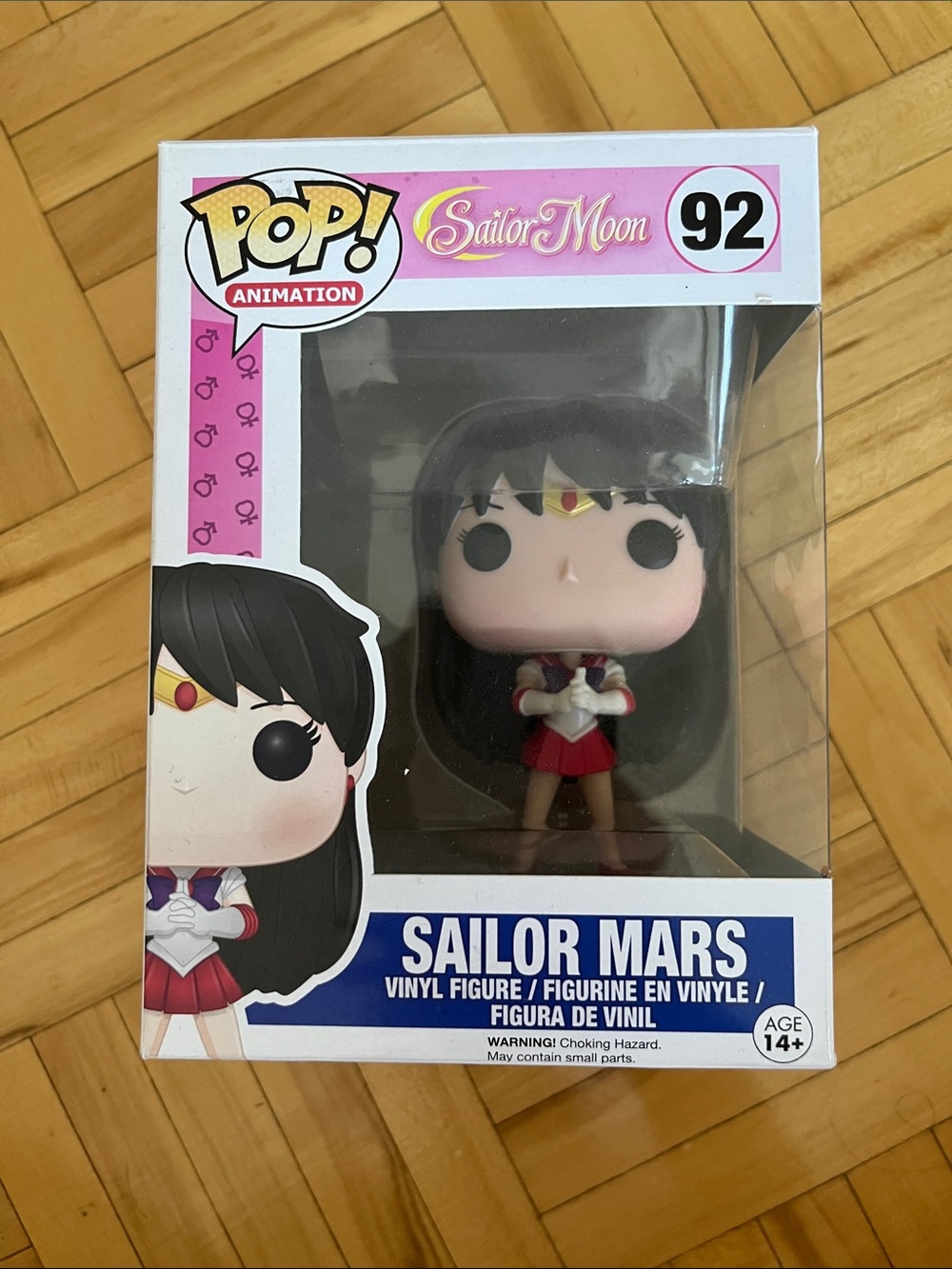 Funko Sailor Mars Vinyl Figure - Pink, Red, Black